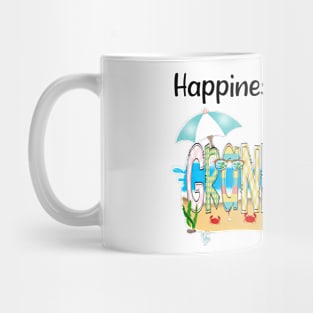 Happiness Is Being A Grandmommy Summer Beach Happy Mother's Day Mug